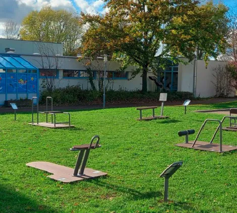 Instalație Outdoor Campus în Germania - exemplu 2